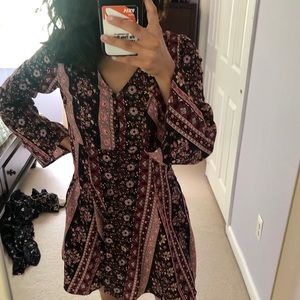 Paisley print dress